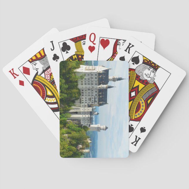Baraja De Cartas Castillo Neuschwanstein Suroeste de Baviera Aleman (Reverso)