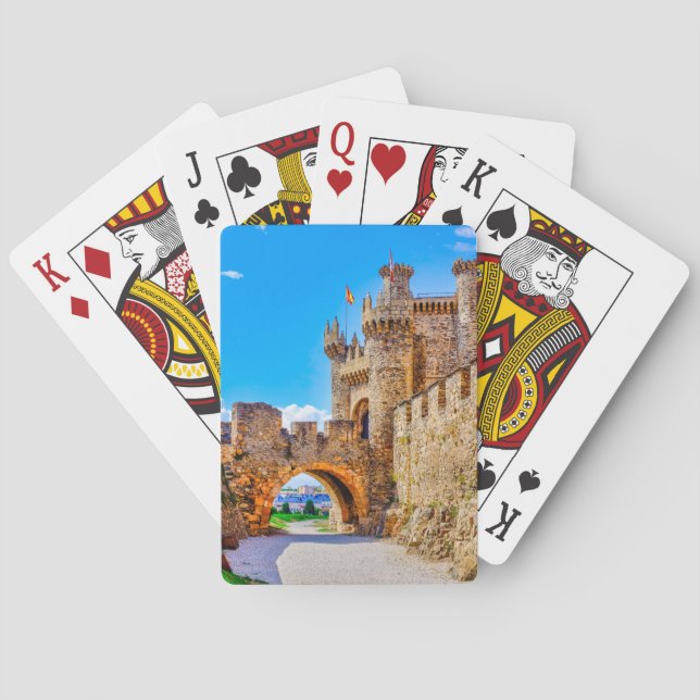 Baraja De Cartas Castillo templario (Reverso)