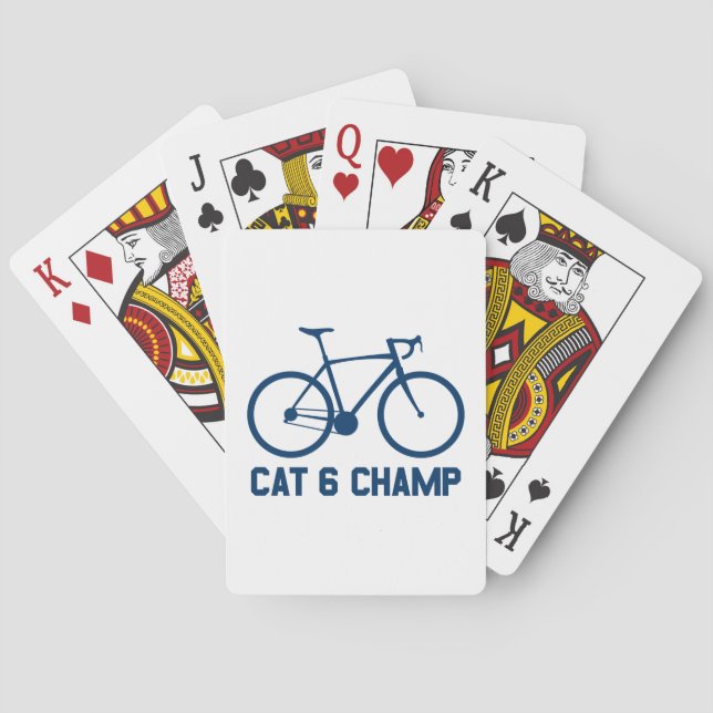 Baraja De Cartas CAT 6 Champ (Reverso)