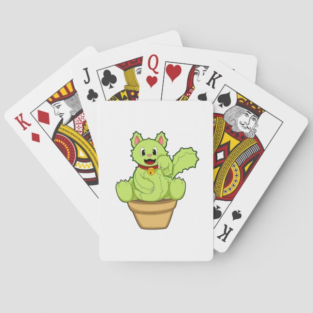Baraja De Cartas Cat as Cactus (Reverso)