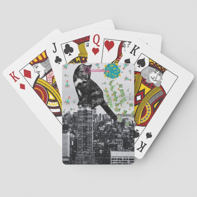 Baraja De Cartas cat attack money boom! (Reverso)