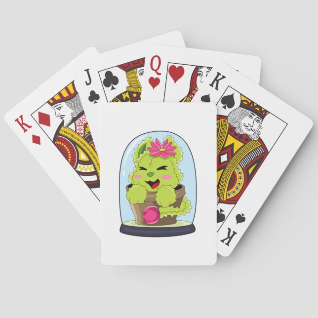 Baraja De Cartas Cat Cactus (Reverso)