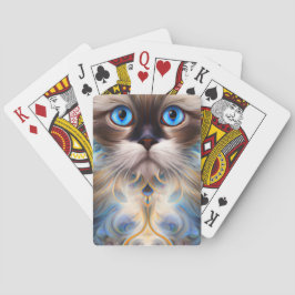 Baraja De Cartas CAT Características simétricas enfocadas Ojos comp