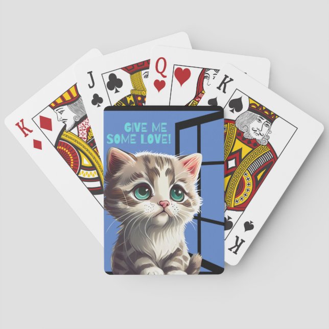 BARAJA DE CARTAS CAT EN LA CITA DE LA VENTANA (Reverso)