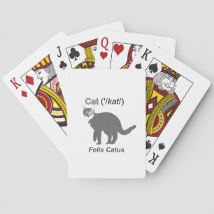 Baraja De Cartas Cat Felis Catus