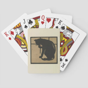 Baraja De Cartas Cat - Ilustracion de animales cuadrados