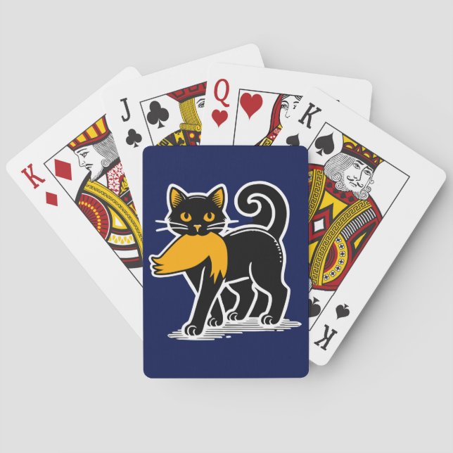 Baraja De Cartas Cat Ladies Kamala | Harris Walz 2024 Blue (Reverso)