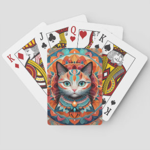 Baraja De Cartas Cat Mandala