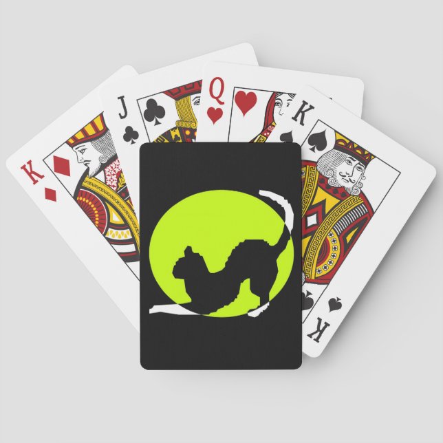 Baraja De Cartas Cat Silhouette (Reverso)