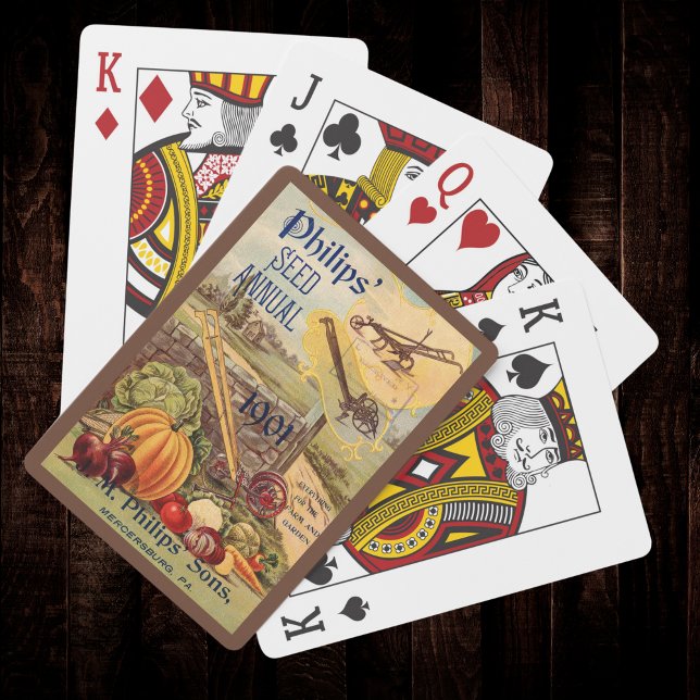 Baraja De Cartas Catálogo de paquetes de semillas Granja de vegetal (Subido por el creador)