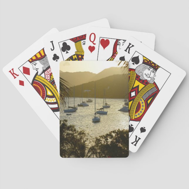Baraja De Cartas Catamaranes y veleros (Reverso)