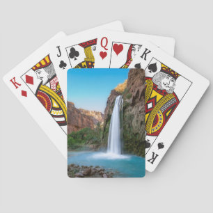 Baraja De Cartas Cataratas   Caídas de Havasu al atardecer
