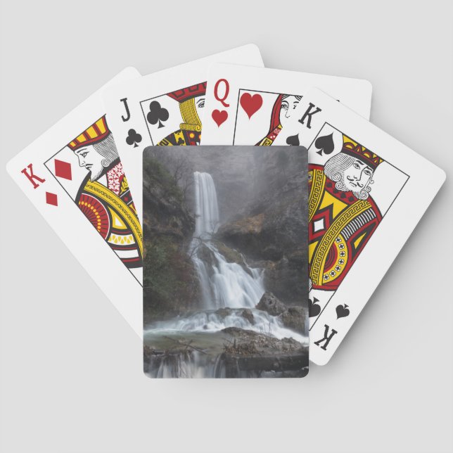 Baraja De Cartas Cataratas | Cascada de Los Chorros (Reverso)
