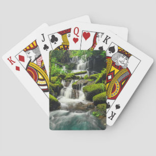 Baraja De Cartas Cataratas   Montaña Phu Tub Berk, Tailandia