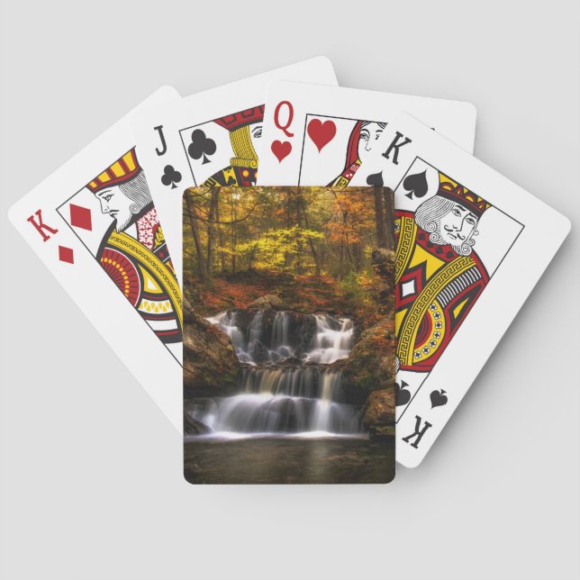 Baraja De Cartas Cataratas | New England Connecticut (Reverso)