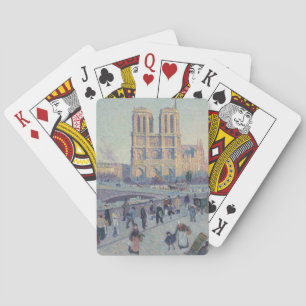 Baraja De Cartas Catedral de Notre Dame de París Pintura clásica de