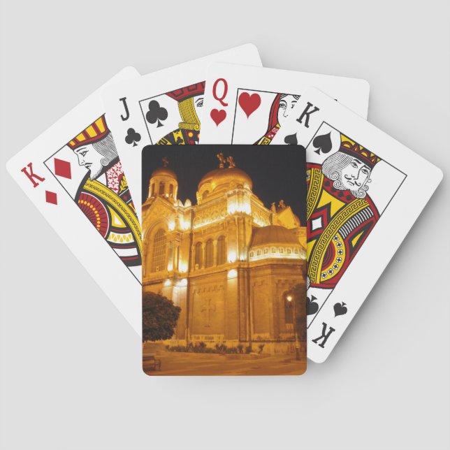 Baraja De Cartas Catedral de Varna de Noche (Reverso)