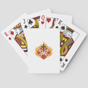 Baraja De Cartas Católica del Sagrado Corazón