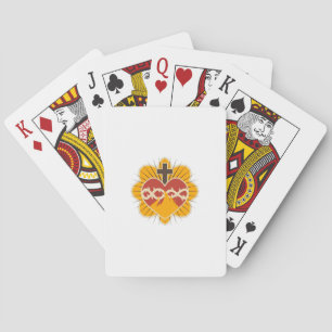 Baraja De Cartas Católica del Sagrado Corazón