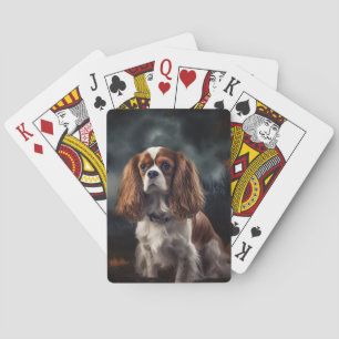 Baraja De Cartas Cavalier King Charles Spaniel Halloween Scary