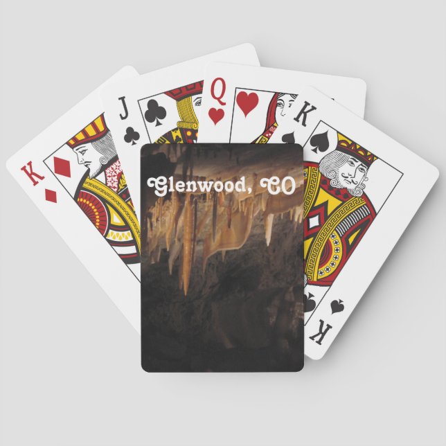 Baraja De Cartas Cavernas de Glenwood (Reverso)