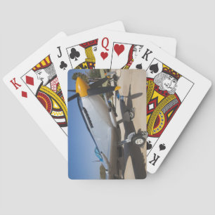 Baraja De Cartas Caza Spitfire de fabricación británica