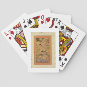 Baraja De Cartas Cazadores capturan elefantes, desde la gran montañ