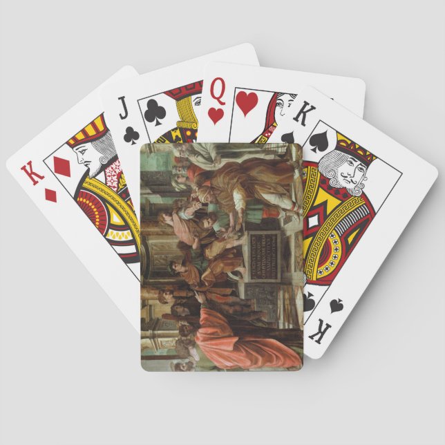 Baraja De Cartas Ceguera de Elymas (personalizado de Sistine Ch) (Reverso)