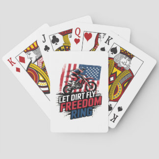 Baraja De Cartas Celebración - Cita de Let Freedom Ring