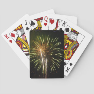 Baraja De Cartas Celebración de Fiestas con Fuegos Artificiales Ver