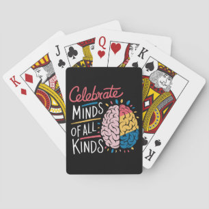 Baraja De Cartas Celebrar mentes de todo tipo Conciencia del Autism