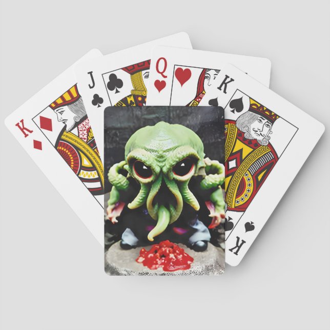 Baraja De Cartas Cena con Cthulhu (Reverso)