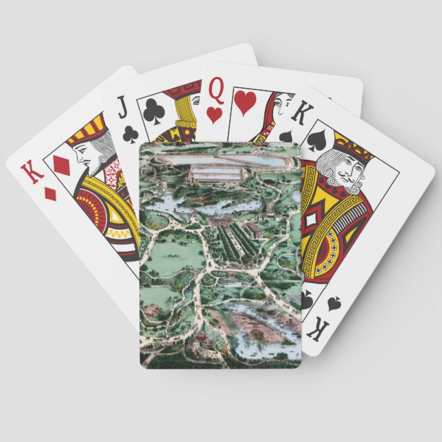 BARAJA DE CARTAS CENTRAL PARK, 1860 (Reverso)