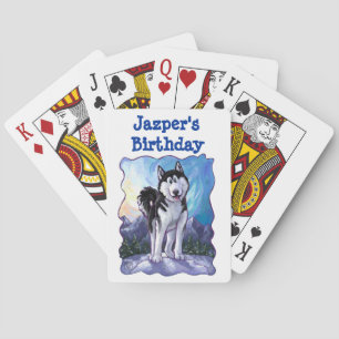 Baraja De Cartas Centro de Fiesta Husky