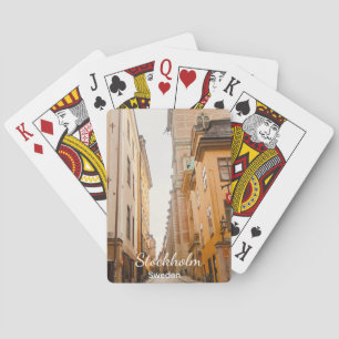 Baraja De Cartas Centro histórico, Estocolmo, Suecia Recuerdo