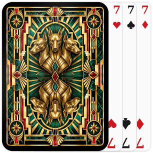 Baraja De Cartas Cérbero, Art Deco Mitológico