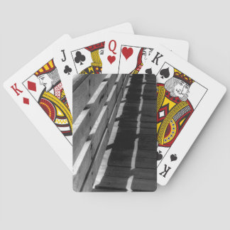 Baraja De Cartas Cerca de madera