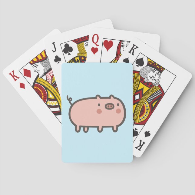 Baraja De Cartas Cerdo (Reverso)