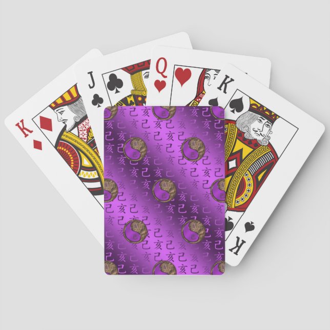 Baraja De Cartas Cerdo de Tierra (Reverso)