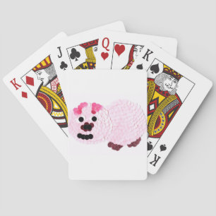 Baraja De Cartas Cerdo rosa