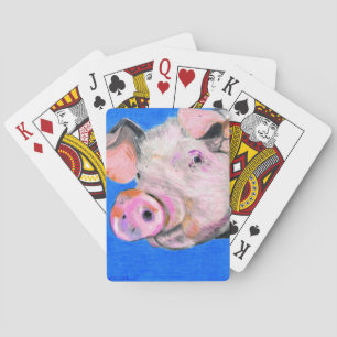 Baraja De Cartas Cerdo rosa
