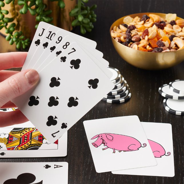 Baraja De Cartas Cerdo rosa graso (Subido por el creador)