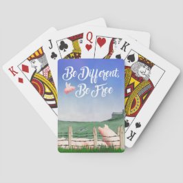 Baraja De Cartas Cerdo volador diferente