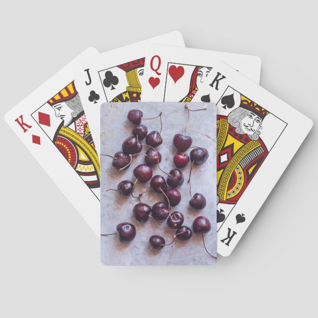 Baraja De Cartas Cerezas (Reverso)