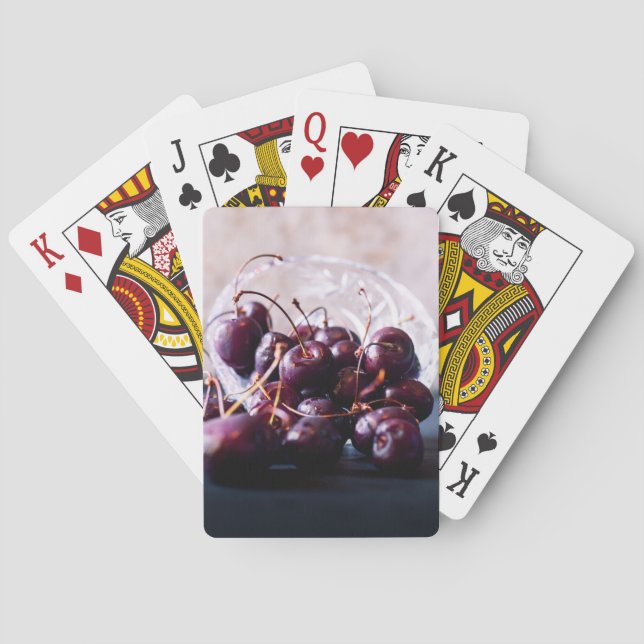 Baraja De Cartas Cerezas  (Reverso)
