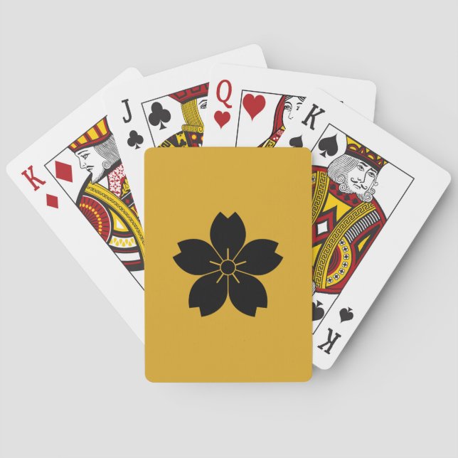 Baraja De Cartas cerezo de montaña (Reverso)