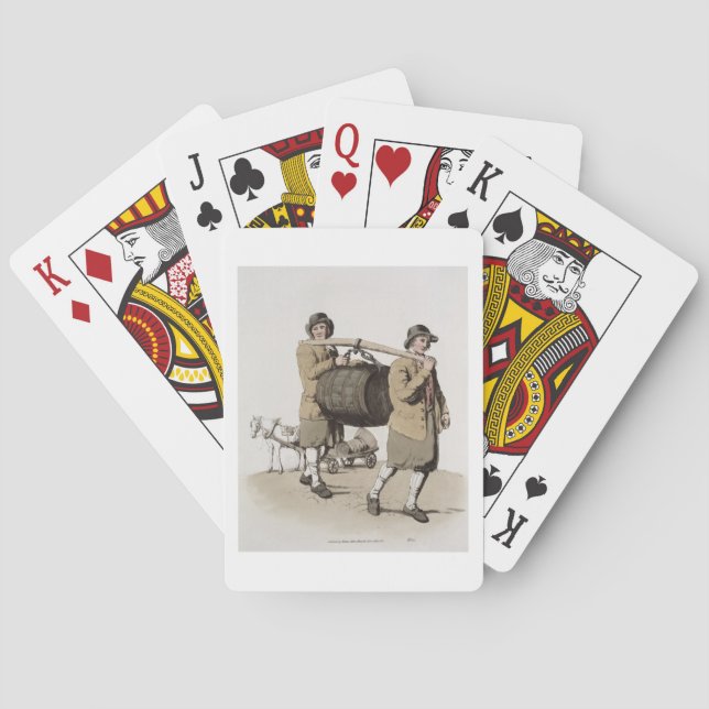 Baraja De Cartas Cerveceros, del "traje de Gran Bretaña" publicada (Reverso)
