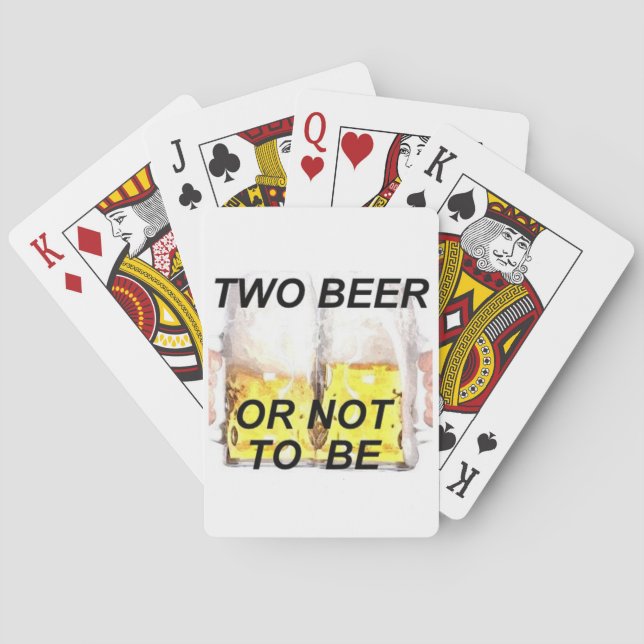 Baraja De Cartas cerveza (Reverso)