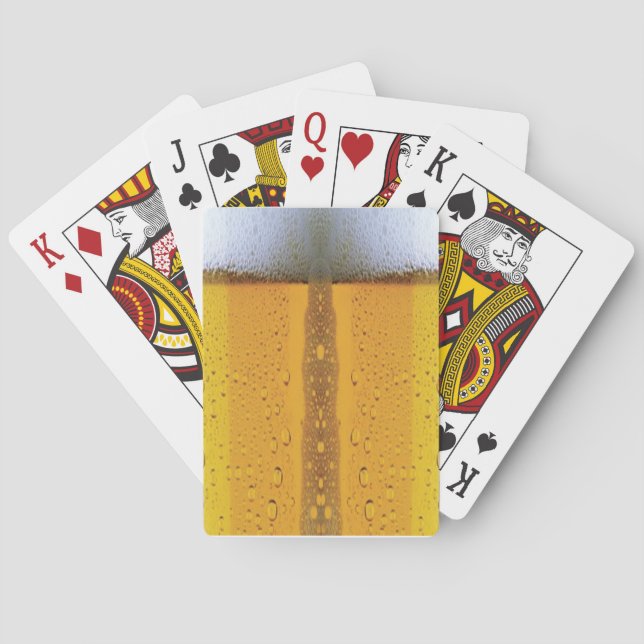 Baraja De Cartas Cerveza espumante (Reverso)