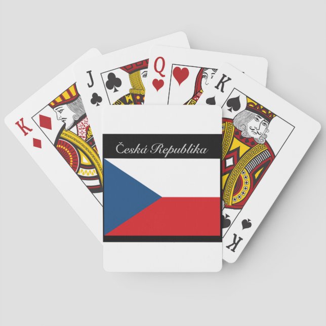 Baraja De Cartas Česká republika vlajka (Reverso)